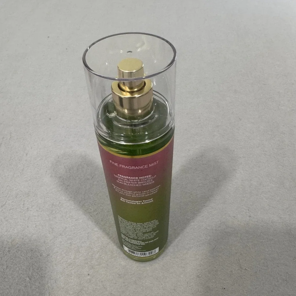 Bath & Body Works Fragrance Mist Women 8oz Waikiki Beach Coconut Tropical Spray